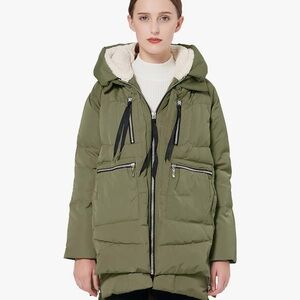 NWT AMAZON OROLAY COAT SIZE XL GREEN